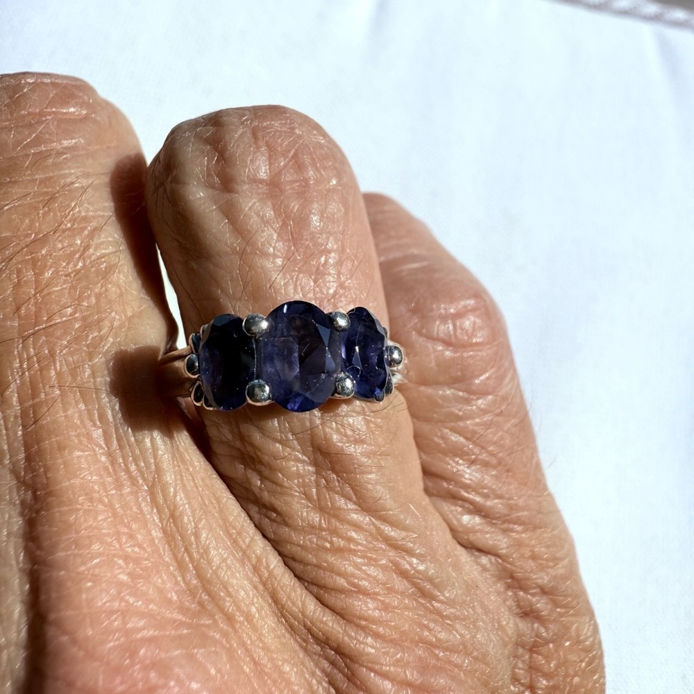 Iolite Gemstone Ring - image 3